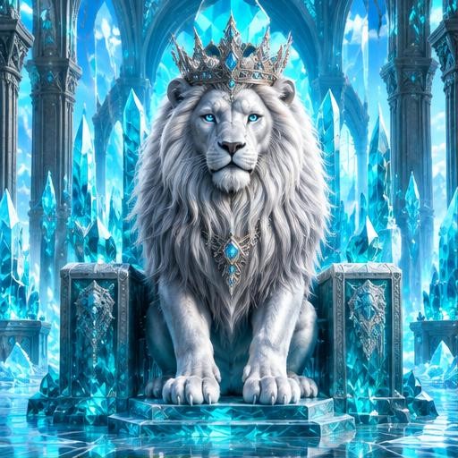 Leul încoronat — ilustrație